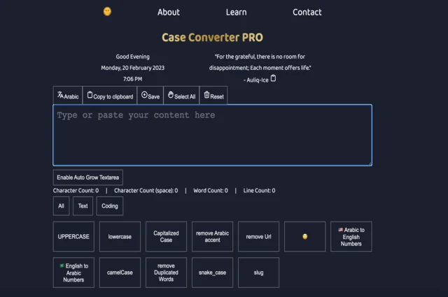 Case Converter Pro (Next.js)